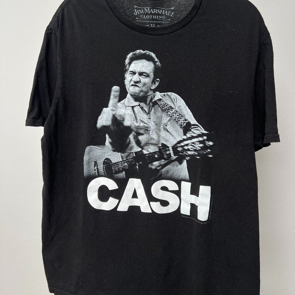 Jim Marshall Clothing Johnny Cash Cotton XL T-Shirt Vintage Style